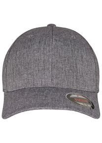 Flexfit Damen Flex Cap "Flexfit Unisex Flexfit HEATHERLIGHT CAP", grau, casual, Gr. S, unifarben, 55% Polyester, 43% Viskose, 2% Elasthan, Caps