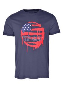 Top Gun Herren T-Shirt "TG20213014", blau, Gr. S, Obermaterial: 100% Baumwolle, Shirts