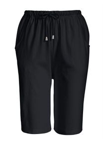 Damen Bermudas, blau, Gr. 54, unifarben, 95% Baumwolle, 5% Elasthan, Hosen