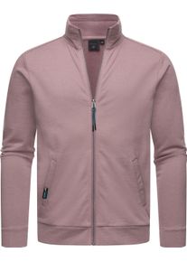 Ragwear Herren Kapuzensweatjacke "Miet", lila, Basic, Gr. XXL, Sweatware, Obermaterial: 55% Baumwolle, 45% Polyester, Sweatjacken, coole Herren Basic