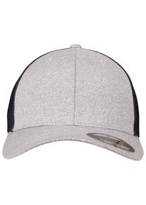 Flexfit Damen Flex Cap "Flexfit Unisex Flexfit Melange Mesh", blau, casual, 92% Polyester, 8% Elasthan, Caps