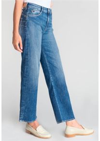 Damen Straight-Jeans "PULPHI24", blau, Gr. 27, Le Temps Des Cerises, 92% Baumwolle, 6% Synthetik, 2% Elasthan, Jeans, mit Plumping-Effekt