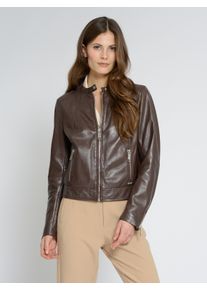 Maze Damen Lederjacke "Grenada", braun, Gr. XL, Obermaterial: 100% Lammleder / Futter: 100% Polyester, Jacken
