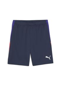 Puma Herren Sporthose "individualLIGA Trainingsshorts Herren", blau, Gr. S, unifarben, Obermaterial: 100% Polyester; Seite: 100% Polyester, Hosen
