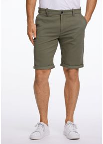 LINDBERGH Herren Chinoshorts "LINDBERGH Chino-Shorts", grün, Gr. L, Oberstoff: 98% Baumwolle, 2% Elasthan, Hosen