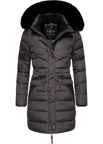 Navahoo Damen Steppmantel "Paula", grau, modisch, Gr. XXL, Oberstoff: 100% Polyester, Futter: 100% Polyester, Wattierung: 100% Polyester,