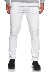 Rusty Neal Herren Straight-Jeans "MELVIN", weiß, casual, Gr. 29, unifarben, 98% Baumwolle, 2% Elasthan, Jeans, im klassischen 5-Pocket-Stil