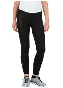 TRIGEMA Damen Funktionshose "TRIGEMA Lange Radlerhose", schwarz, sportlich, Gr. L, 85% Polyester (Bioactive), 15% Elastan, Hosen