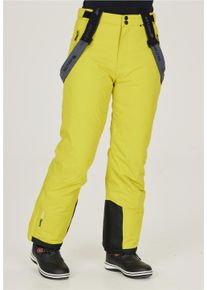 WHISTLER Kinder Skihose "Fairfax", gelb, sportlich, Gr. 164, unifarben, 100% Polyester, Hosen, mit wind- und wasserdichter Funktionsmembran