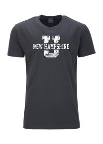 Herren T-Shirt "NEW HAMPSHIRE", grau, casual, Gr. XXL, Ahorn Sportswear, bedruckt, 100% Baumwolle, Shirts, mit coolem Frontprint