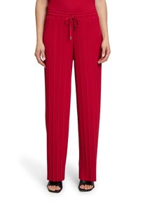 BETTY & CO BETTY & CO Damen Stretch-Hose "Betty & Co Stretch-Hose mit Plissee", rot, modisch, Gr. 46, Obermaterial: 95% Polyester, 5% Elasthan., Hosen, Plissee