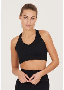 ENDURANCE ATHLECIA ATHLECIA Damen Sport-BH "Empower", Gr. S, schwarz, 100% Nylon, unifarben, BHs, mit mittlerem Support