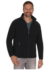 TRIGEMA Herren Fleecejacke "TRIGEMA Fleecejacke", schwarz, sportlich, Gr. S, 100% Polyester, Jacken