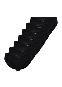 Tom Tailor Herren Minislip "Texas", Gr. 7, schwarz, Single Jersey, Obermaterial: 100% Baumwolle, unifarben, Unterhosen, mit Logoschriftzug