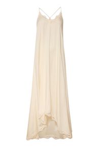 NASSAU BEACH Damen Maxikleid "NB231048", beige, Gr. L, 100% Viskose, Kleider
