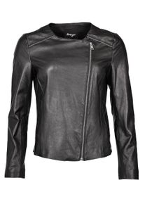 Maze Damen Lederjacke "42021103", schwarz, Gr. XL, Obermaterial: 100% Lammleder / Innenfutter: 100% Polyester/ Ärmelfutter: 100% Polyester, Jacken