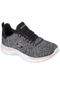 Skechers Damen Slip-On Sneaker "DYNAMIGHT-BREAK-THROUGH", Gr. 35, schwarz, Textil, Synthetik, sportlich, Schuhe, Trainingsschuh, Freizeitschuh mit