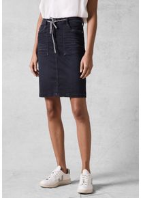 Cecil Damen Jeansrock, blau, casual, Gr. 34, unifarben, Jeans, 86% Baumwolle, 12% Polyester, 2% Elasthan, Röcke, 5-Pocket-Style