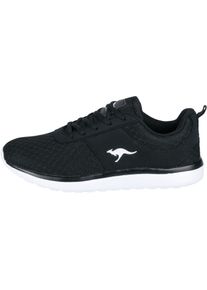 Kangaroos Damen Sneaker, Gr. 38, schwarz, Synthetik, Textil, sportlich, Schuhe