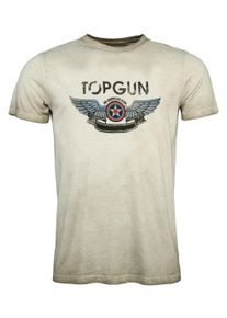 Top Gun Herren T-Shirt "Construction TG20191039", grün, Gr. M, Obermaterial: 100% Baumwolle, Shirts
