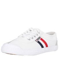 Kawasaki Herren Sneaker "Retro Canvas", Gr. 38, weiß, Textil, Gummi, casual, Schuhe, in tollem Retro-Design