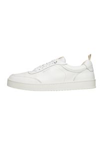 N91 Herren Sneaker "Court M AB Herrensneaker", Gr. 41, weiß, Leder, Textil, casual, Schuhe, Turnschuh Leder handgefertigt, sportlicher Freizeitschuh