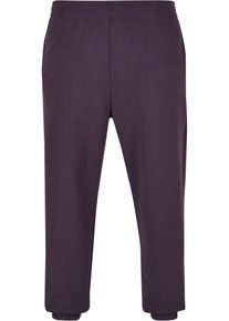 Urban Classics Herren Stoffhose "Urban Classics Herren Ultra Heavy Sweatpants", lila, Gr. S, unifarben, 100% Baumwolle, Hosen