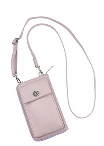 Allgäu Rebell ALLGÄU REBELL Damen Umhängetasche "Alpin", rosa, Leder, Taschen, mit Geldbeutel und Handyfach