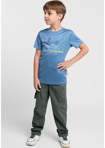 Jack Wolfskin Kinder Outdoorhose "DESERT PANTS K", grün, Gr. 116, OBERSTOFF: 95% POLYAMID, 5% ELASTHAN; Futter: 100% POLYESTER, Hosen
