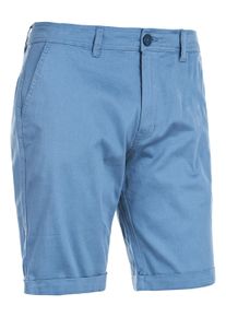 CRUZ Herren Shorts "Jerryne", blau, casual, Gr. L, unifarben, 97% Baumwolle, 3% Elasthan, Hosen, mit praktischen Seitentaschen