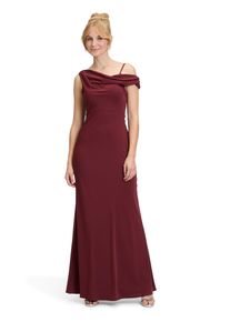 Vera Mont Damen Abendkleid "Vera Mont Abendkleid mit Wasserfallausschnitt", rot, feminin, Gr. 44, Obermaterial: 100% Polyester. Futter: 100%