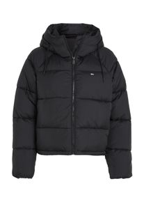 Damen Steppjacke "JW ASPEN PUFFER EXT", schwarz, casual, Gr. XL, Tommy Jeans CURVE, unifarben, Web, Obermaterial: 100% Polyamid. Futter: 100%