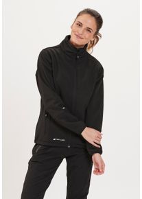 WHISTLER Damen Softshelljacke "Covina", schwarz, sportlich, Gr. 36, unifarben, 94% Polyester, 6% Elasthan, Jacken, mit wasser- und winddichtem