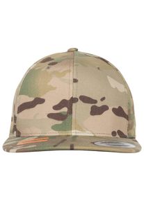 Flexfit Damen Flex Cap "Flexfit Unisex Classic Snapback Multicam", bunt, casual, 98% Baumwolle, 2% Elasthan, Caps