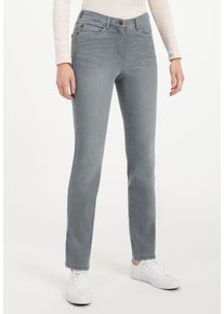 Recover Pants Damen 5-Pocket-Jeans "JIL", grau, casual, Gr. 42, unifarben, 93% Baumwolle;5% Polyester;2% Elasthan, Jeans, aus hochelastischem Denim