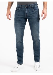 PEAK TIME Herren Slim-fit-Jeans "Mailand", blau, Basic, Gr. 38, Denim/Jeans, Obermaterial: 87% Baumwolle, 9% Polyester, 4% Elasthan, Jeans, Herren