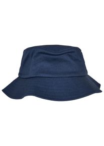 Flexfit Baby Trucker Cap "Flexfit Unisex Flexfit Cotton Twill Bucket Hat Kids", blau, casual, unifarben, 98% Baumwolle, 2% Elasthan, Caps