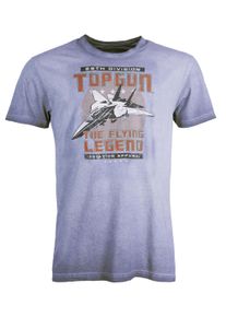 Top Gun Herren T-Shirt "TG20201035", blau, Gr. S, Obermaterial: 100% Baumwolle, Shirts