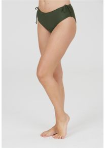 CRUZ Damen Bikini-Hose "Celinn", grün, Gr. 40, unifarben, 80% Polyamid, 20% Elasthan, Badehosen, aus schnelltrocknendem Material