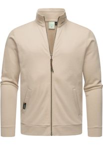 Ragwear Herren Kapuzensweatjacke "Miet", beige, Basic, Gr. XXXL, Sweatware, Obermaterial: 55% Baumwolle, 45% Polyester, Sweatjacken, coole Herren