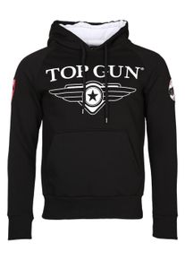 Top Gun Herren Kapuzenpullover "Defender TG20191012", schwarz, Gr. XXXL, Obermaterial: 60% Baumwolle, 40% Polyester / Lining: 100% Baumwolle, Pullover
