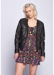 Maze Damen Lederjacke "42020121", schwarz, Gr. S, Obermaterial: 100% Lammleder / Futter: 100% Baumwolle / Ärmelfutter: 100% Polyester, Jacken
