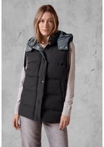 Cecil Damen Steppweste, schwarz, casual, Gr. XXL, unifarben, Stoff, 100% Polyester, Westen, mit moderner Steppung