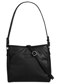 Bruno Banani Damen Shopper, schwarz, Leder, unifarben, leicht glänzend, Taschen, echt Leder