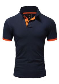 behype Herren Poloshirt "BASE", bunt, klassisch, Gr. XXXL, unifarben, 100% Baumwolle, Shirts, mit kontrastfarbigen Details