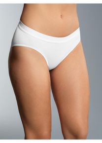 TRIGEMA Damen Hüftslip "TRIGEMA Hüftslip im Doppelpack", Gr. M, weiß, 100% Baumwolle (Bio-Baumwolle kbA), Unterhosen
