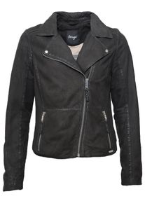 Maze Damen Lederjacke "4202195", schwarz, Gr. XXL, Obermaterial: 100% Leder/ Futter: 100% Baumwolle/ Ärmelfutter: 100% Polyester, Jacken