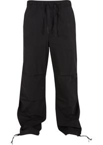 Urban Classics Herren Stoffhose "Urban Classics Wide Poplin Pants", schwarz, Gr. L, unifarben, 100% Baumwolle, Hosen