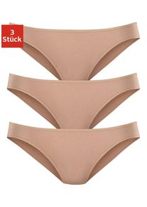 Lascana Damen Bikinislip "aus hochwertiger Modal-Qualität", Gr. 32, beige, Obermaterial: 94% Modal (TENCEL), 6% Elasthan, unifarben, Unterhosen