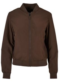 Urban Classics Damen Allwetterjacke "Urban Classics Damen Ladies Light Bomber Jacket", braun, casual, Gr. 5XL, unifarben, 100% Polyester, Jacken
